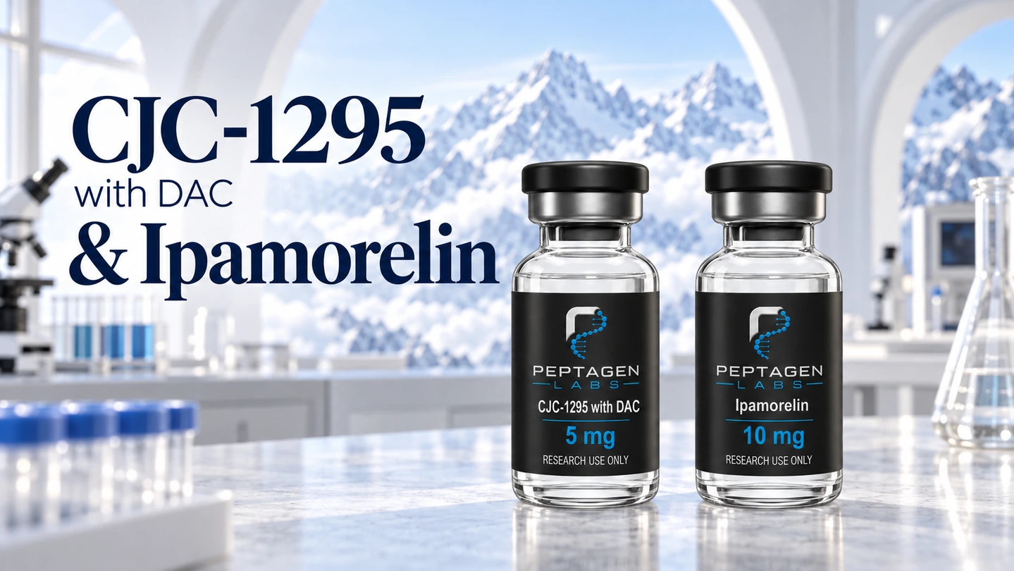 CJC-1295 und Ipamorelin: Forschung zu Wachstumshormon-Sekretagoga